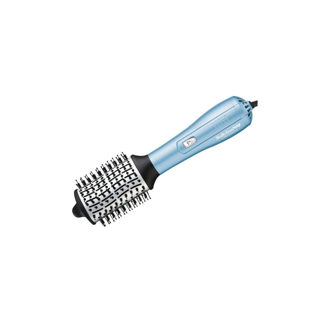 Brosse Ionique Ovale À Air Chaud En Nano-Titane.